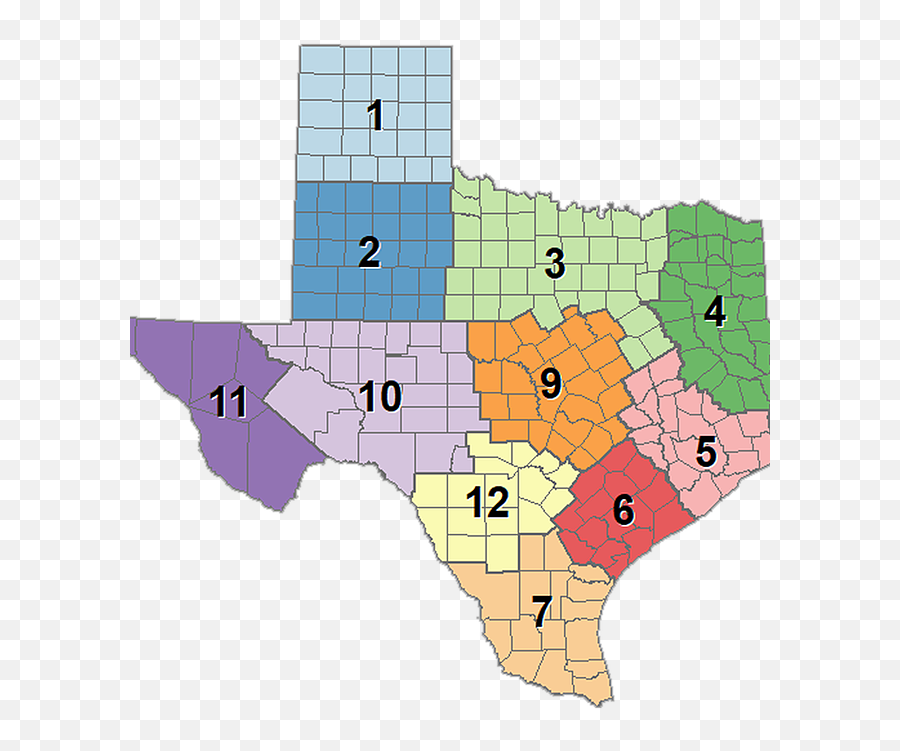 Regional Societies - Map Png,Texas State Png