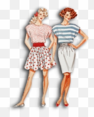 The Birth Of Fashion - Trends Through the Ages Outlet Shoppers 1980 Png