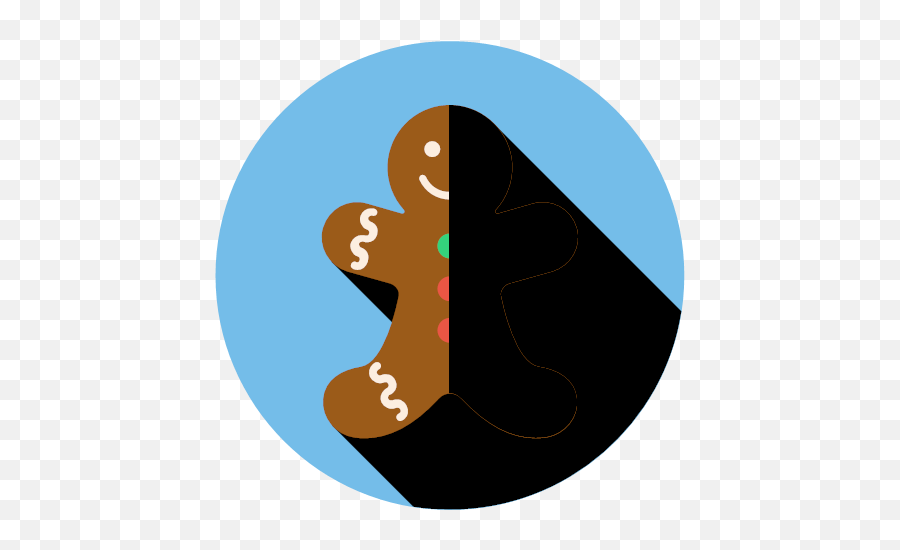 Cute Gingerbread Holiday Smile Winter Xmas Icon - Christmas Png,Winter Soldier Icon