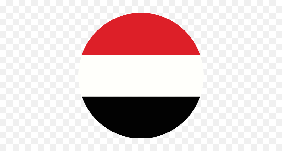 Yemen Asia Circle Country Flag Nation National Icon - Dot Png,Country Flag Icon