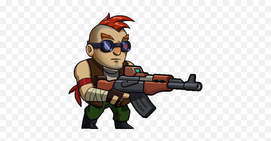 Zombie World Z - Fictional Character Png,Gun Icon Anime Gif
