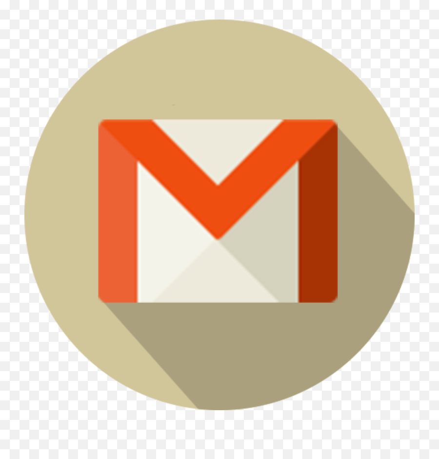 Email Gmail Logo Mail Material Icon - Round Gmail Icon Png,Circle Logo