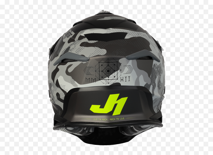 Just1 J39 Kinetic Camo Fluo Yellow Red Black Matt - Just1 J39 Kinetic Camo Red Lime Fluo Yellow Matt Png,Icon Camo Helmet