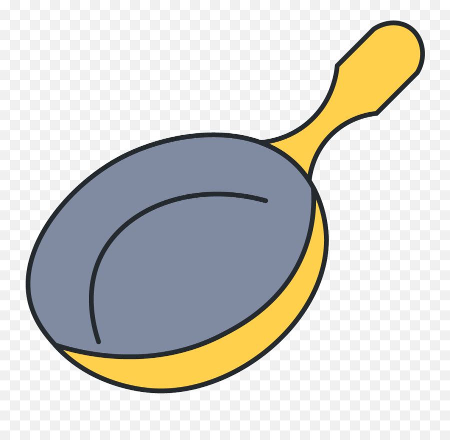 Flat Icon - Frying Pan Gráfico Por Hijumpingball Creative Pan Png,Fryer Icon