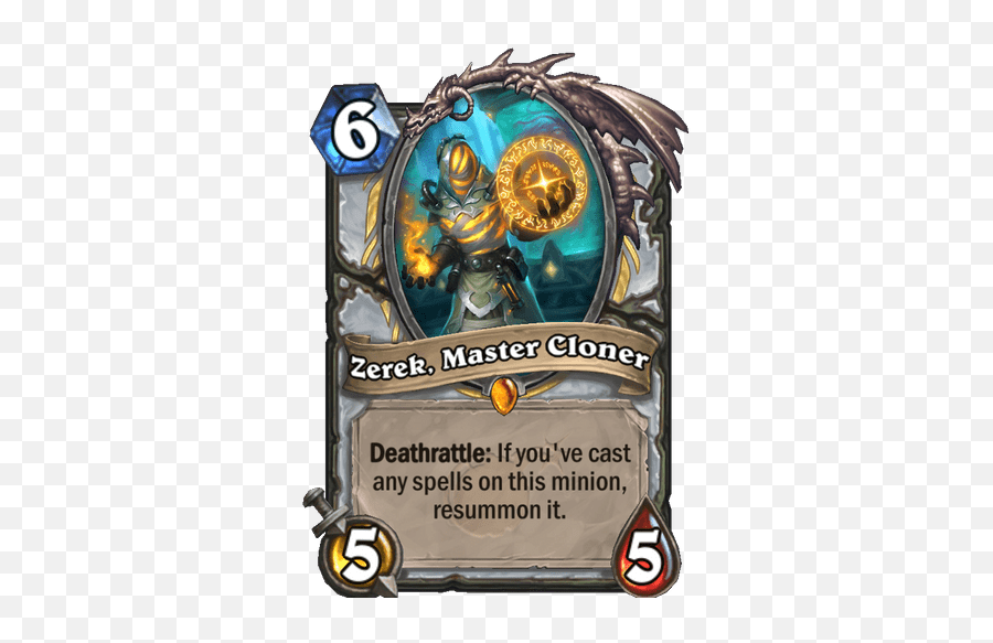 Zerek Master Cloner Hearthstone Hs Cards - Zerek Master Cloner Png,Zeref Icon