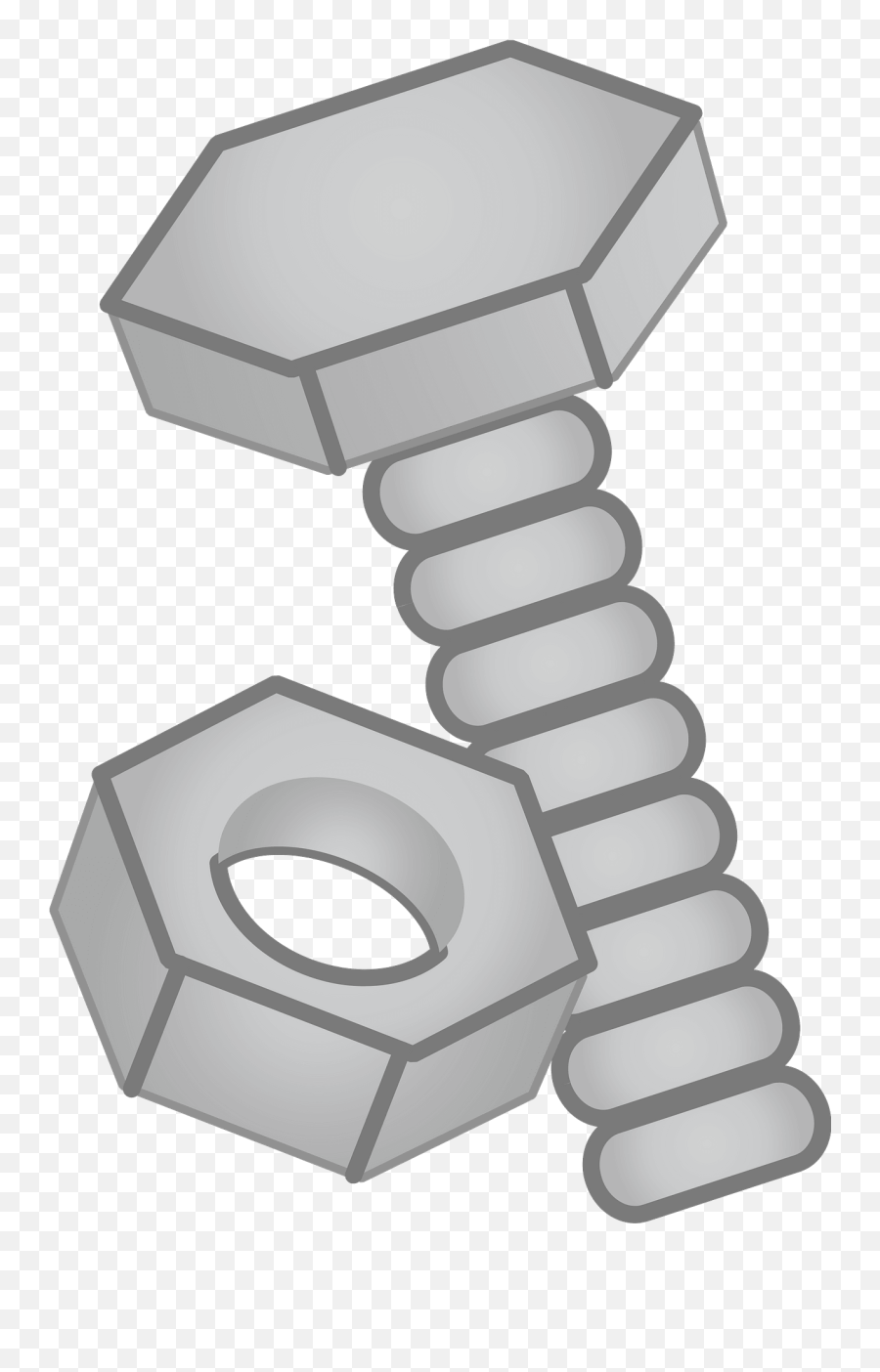Bolt And Nut Clipart Free Download Transparent Png Creazilla - Nut Bolt Clipart,Nut Bolt Icon