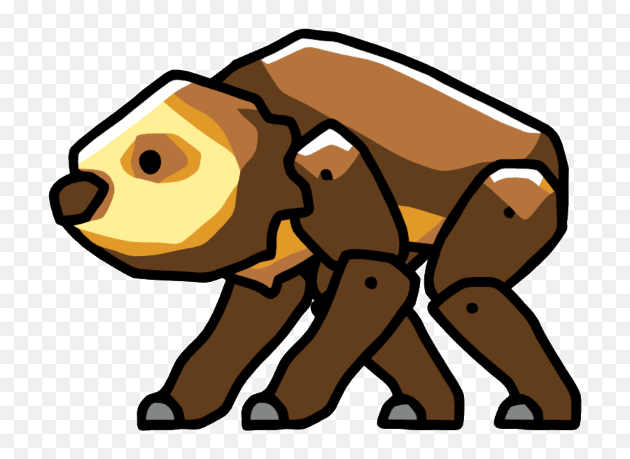 Scribblenauts Sloth Transparent Png - Stickpng Scribblenauts Animals Png,Sloth Png