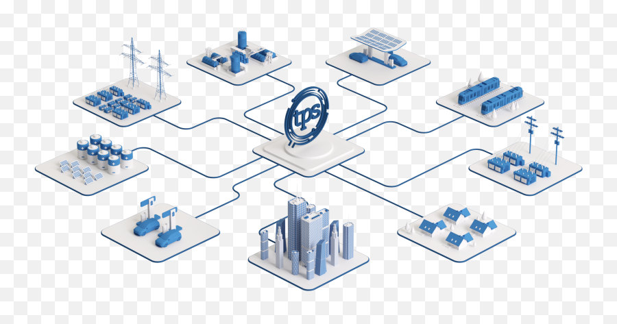 Smart Grid Powering A More Sustainable Future Tps Png Icon