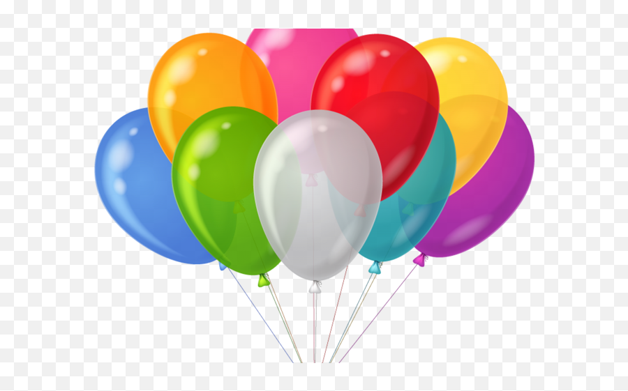 Balloons Clipart Transparent Background - Rainbow Balloons Png,Balloon Transparent Background