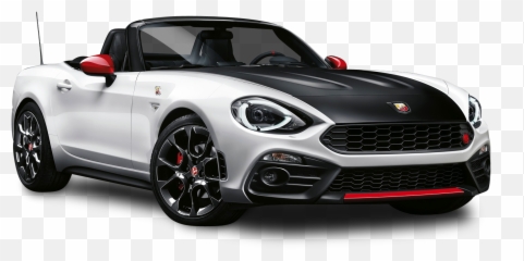 Land Transportation Png Black And White - Fiat 124 Spider Abarth Black And White,Transportation Png