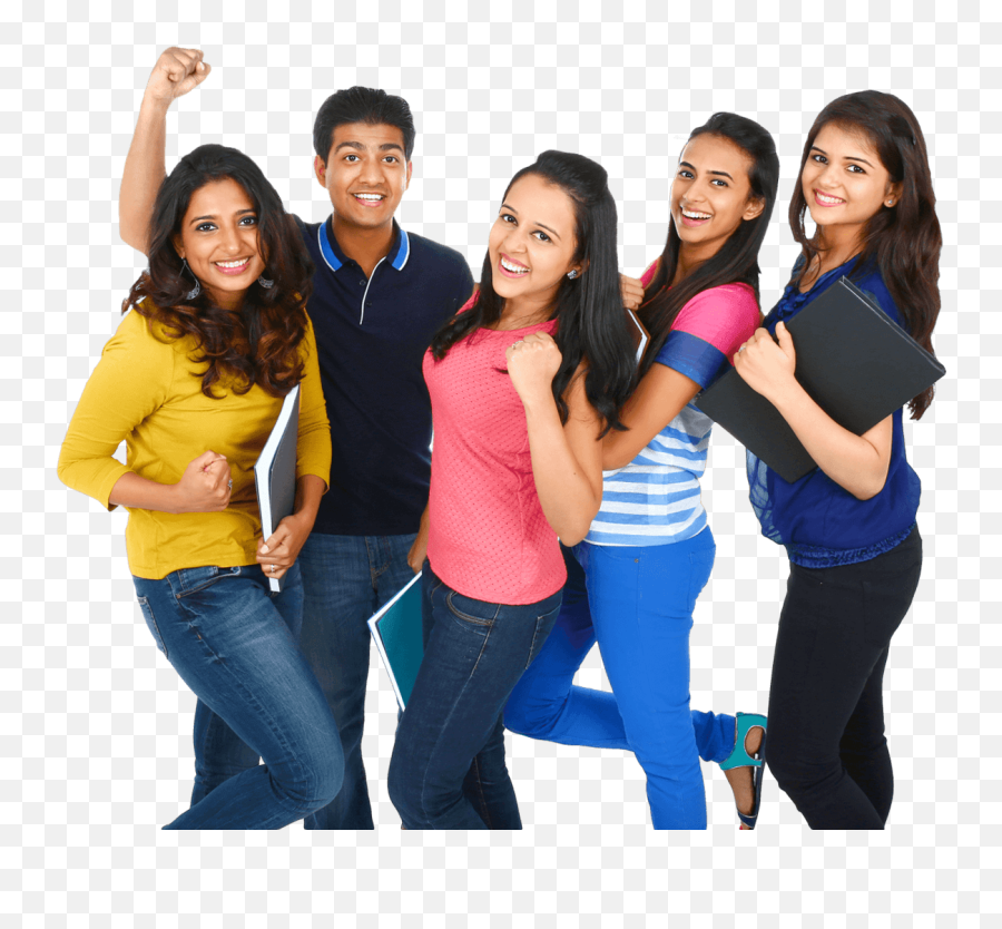 Bj Education - Indian Young Group Of People Png,College Students Png