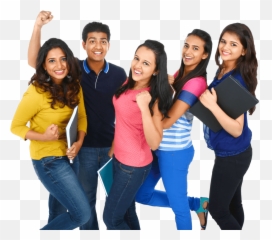Bj Education - Indian Young Group Of People Png,College Students Png