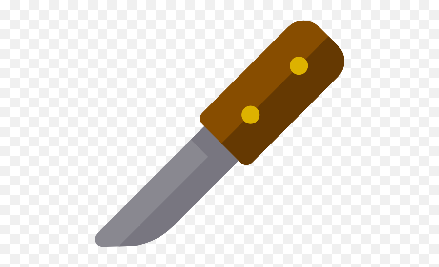 Knife Icon Myiconfinder - Knife Flat Design Free Png,Kitchen Knife Png