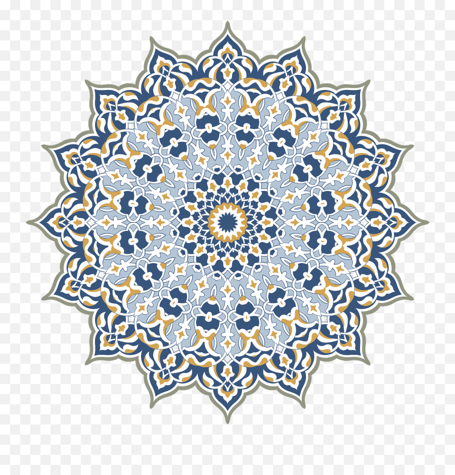 Arabesque Mandala Decorative - Mandala Arabesque Png,Mandala Vector Png