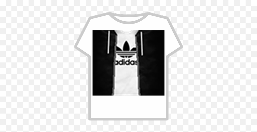 Black Adidas - Shirt Roblox Png,Black Adidas Logo - free