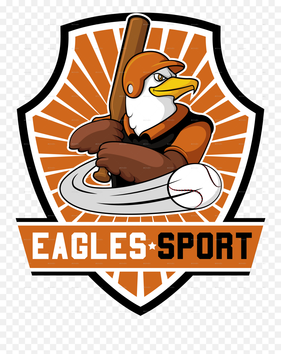 Eagles Sport - Baseball Team Logo Orange Sports Team Logo Png,Eagle Logo Images