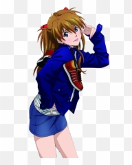 Myedit Neon Genesis Evangelion Transparent Asuka - Asuka Langley Soryu Transparent Png,Evangelion Png