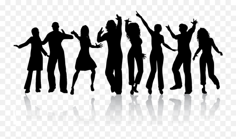 Silhouettes Psd Official Psds - Dancing Silhouette Png,Crowd Silhouette Png