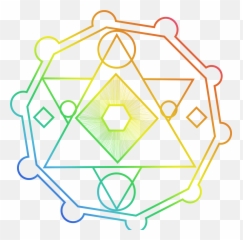 My First Attempt Doing Some Sacred Geometry Like Figure - Many Triangles In Snowflake png
