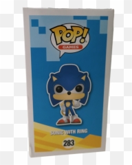 Pop Games 283 Sonic The Hedgehog With Ring Vinyl Figure - Funko png