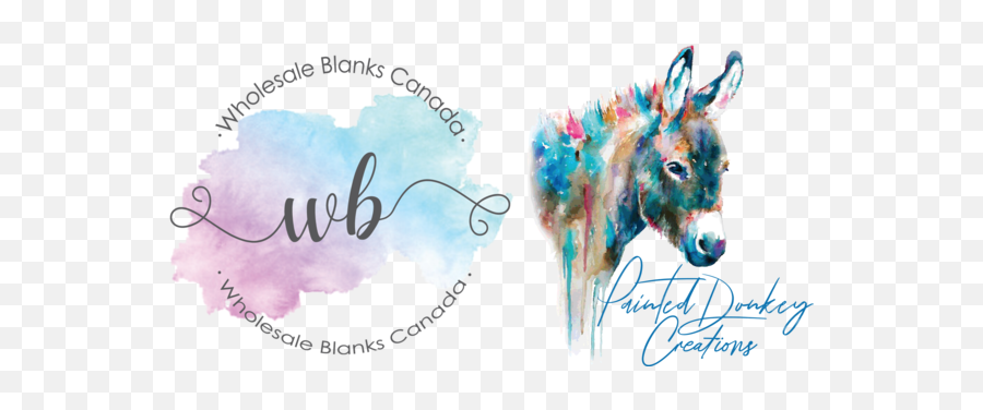 Personalized Or Blank - Watercolor Donkey Painting Png,Donkey Transparent
