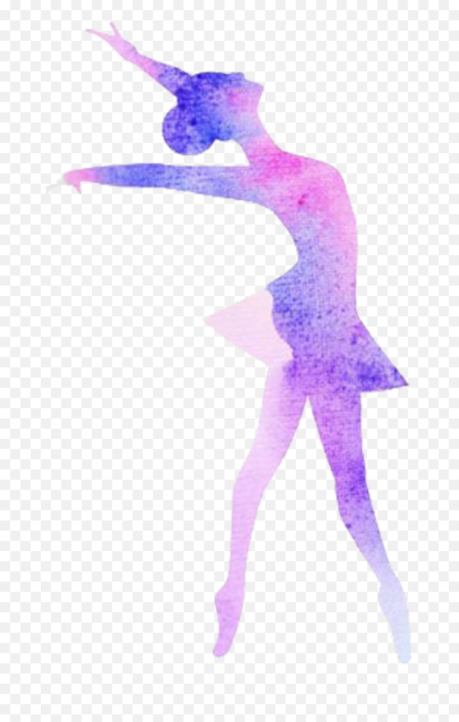 Download Hd Ballet Balerin Purple - Feliz Cumpleaños Para Bailarinas Png,Ballerina Png
