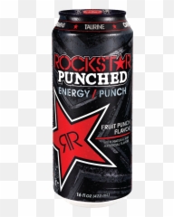Download Rockstar Punched - Rockstar Fruit Punch Png,Rockstar Png