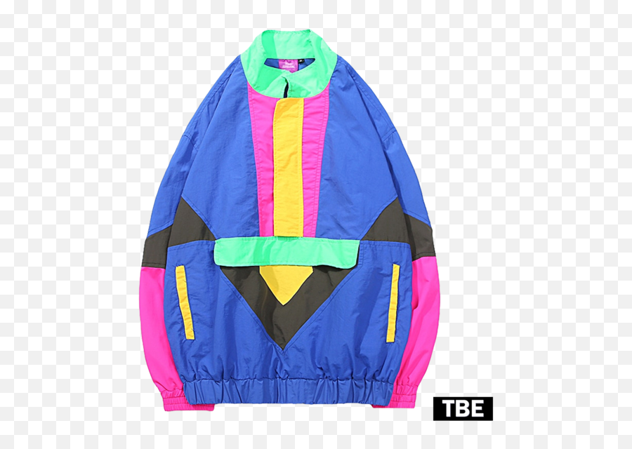Download Retro Colorful Jacket Hd Png - 80s Color Block Jacket,Grimace Png