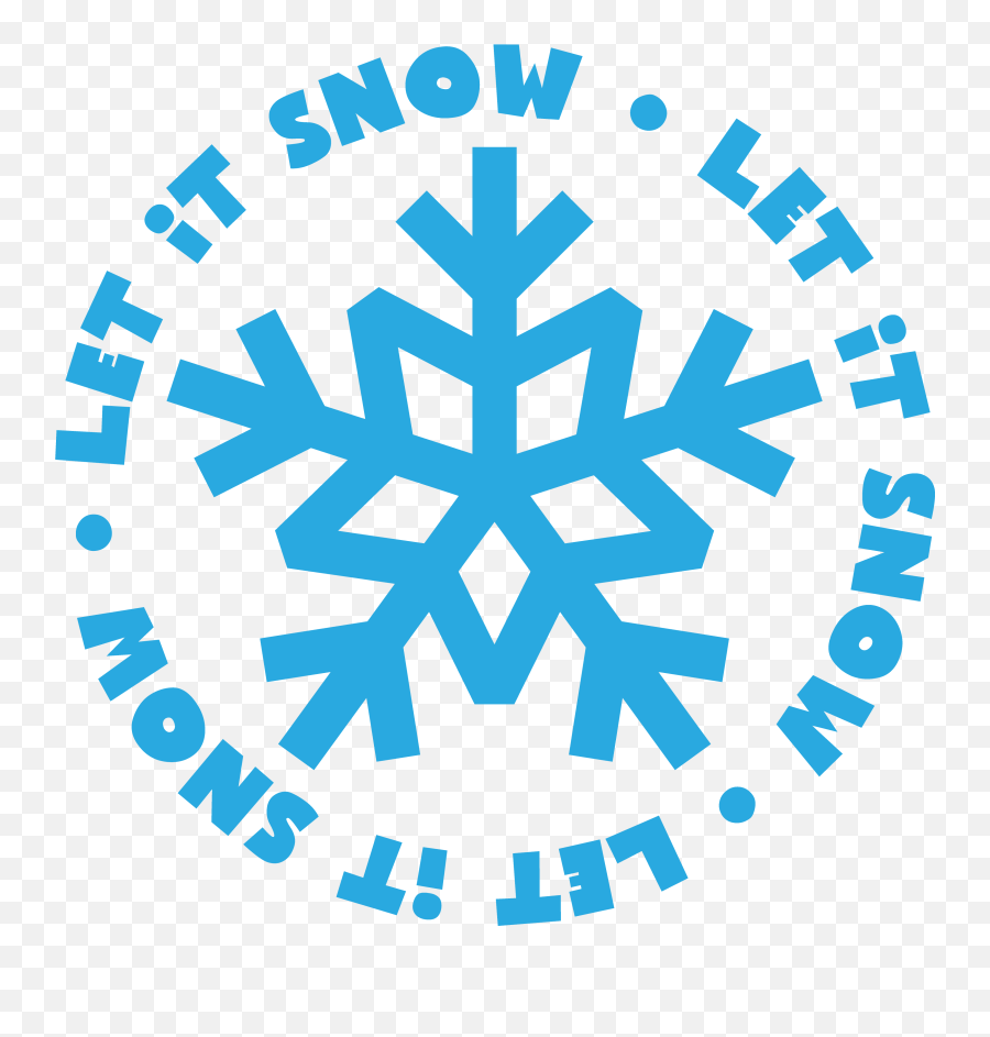 Let It Snow Png Transparent - Icono Copo De Nieve Vector,Snow Transparent Png