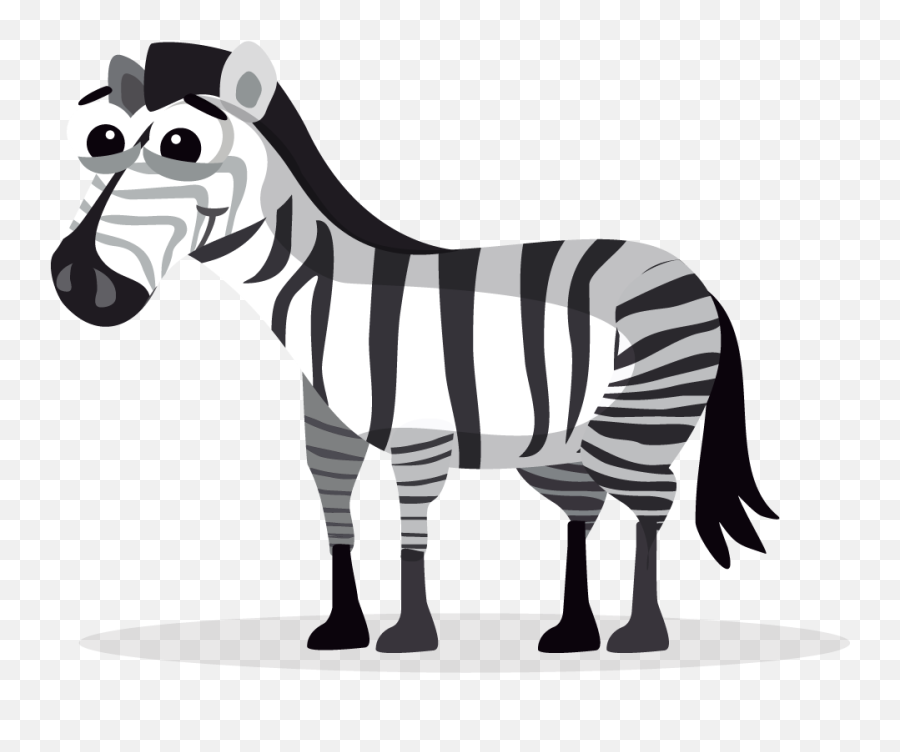 Clipart Cute Zebra Free Clip Art - Cartoon Animals Png,Cute Animals Png