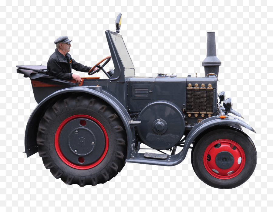 Tractor Side View Transparent Png - Tractor Side View Png,Tractor Png