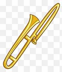 Trombone Transparent Background Png - Clipart