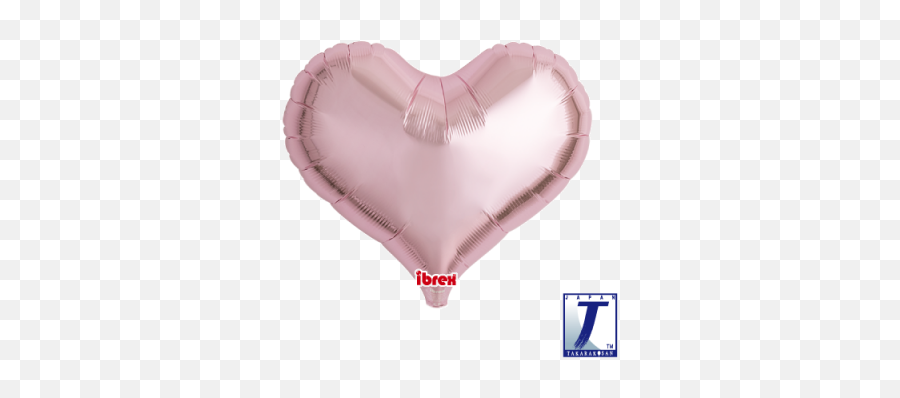 Ibrex Heart Pastel Pink - Ibrex Balloons Metallic Gold Png,Light Pink Heart Png
