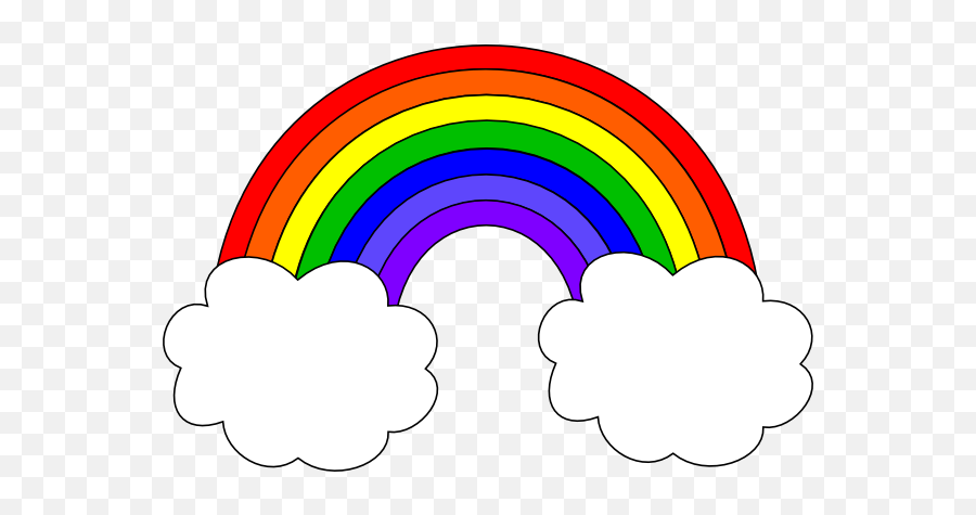 Rainbow Roygbiv Clip Art - Roy G Biv Rainbow Clipart Png,Rainbow Clipart Png