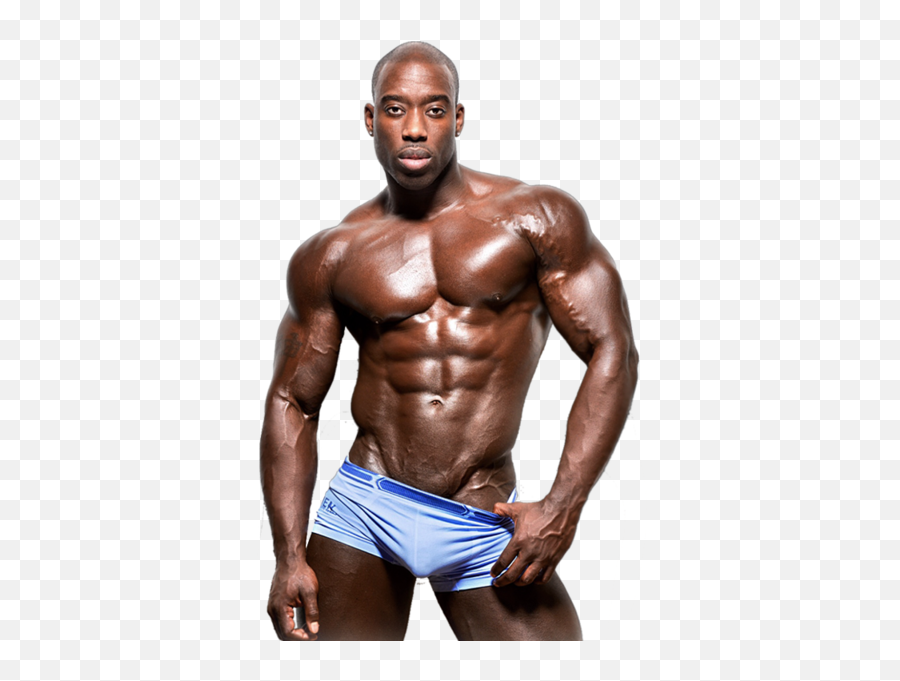 Guy In Blue Underwear - Black Man Naked Png,Underwear Png