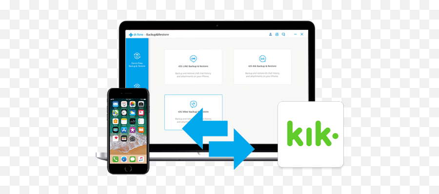 Backup And Restore Kik Messages - Technology Applications Png,Kik Png