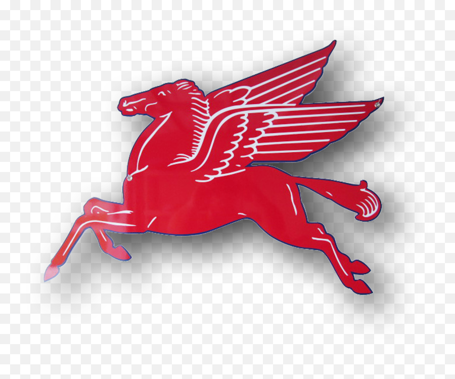 Mobil Pegasus - Mobil Oil Logo Horse Png,Red Pegasus Logo