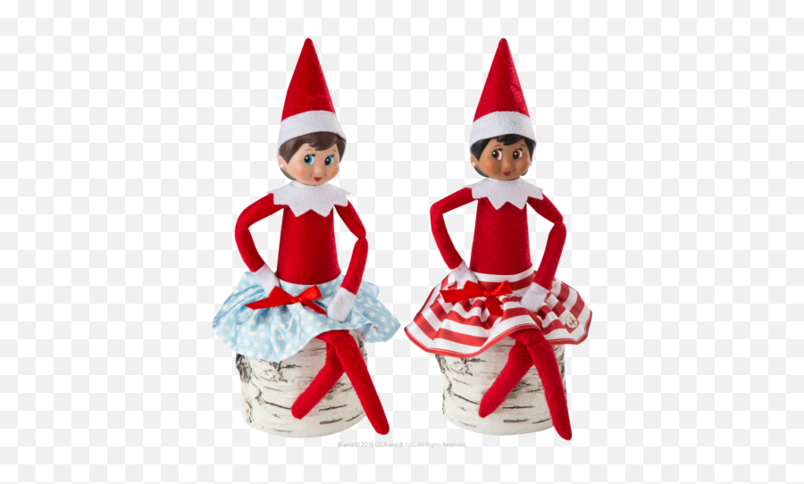 Shelf Dresses Transparent Png Image - Elf On The Shelf With Skirt,Elf On The Shelf Png