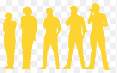 One Direction Silhouette - Free Vector Silhouettes Creazilla Silhouette Png,One Direction Transparents