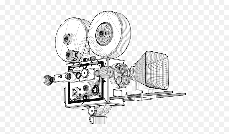Download Movie Camera Black Motor Vehicle White Hq Png Image - Film Camera Drawing Png,Camera Film Png