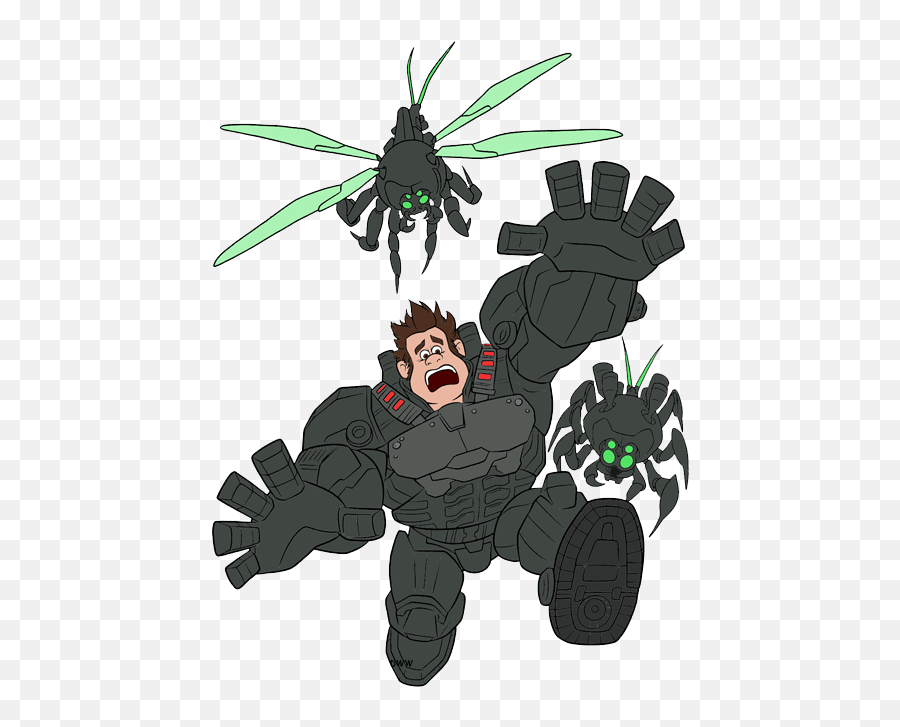 Wreck - It Ralph Clip Art Disney Clip Art Galore Cybug Wreck It Ralph Png,Wreck It Ralph Transparent