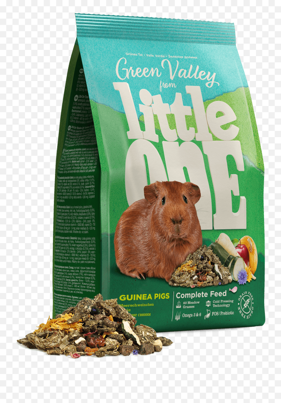 Little One Green Valley Fibrefood For Guinea Pigs 750 Gram Png Pig