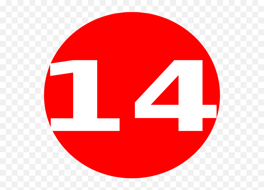 Включи 14 0 0. Цифра 14. Цифра 14 в круге. Цифра 14 красная. Цифра 14 Красном фоне.