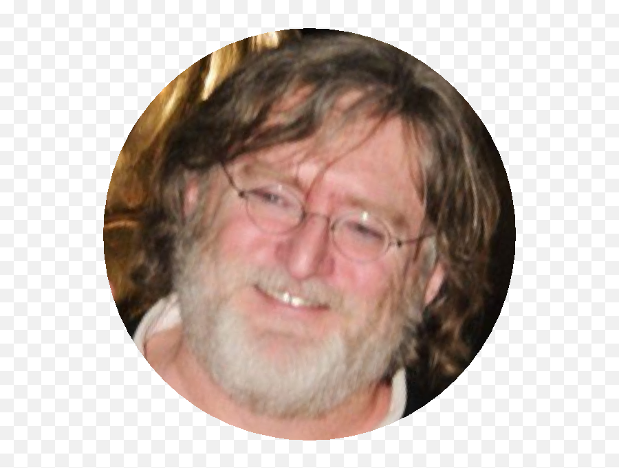 Gabe Newell - Hair Design Png,Gabe Newell Png