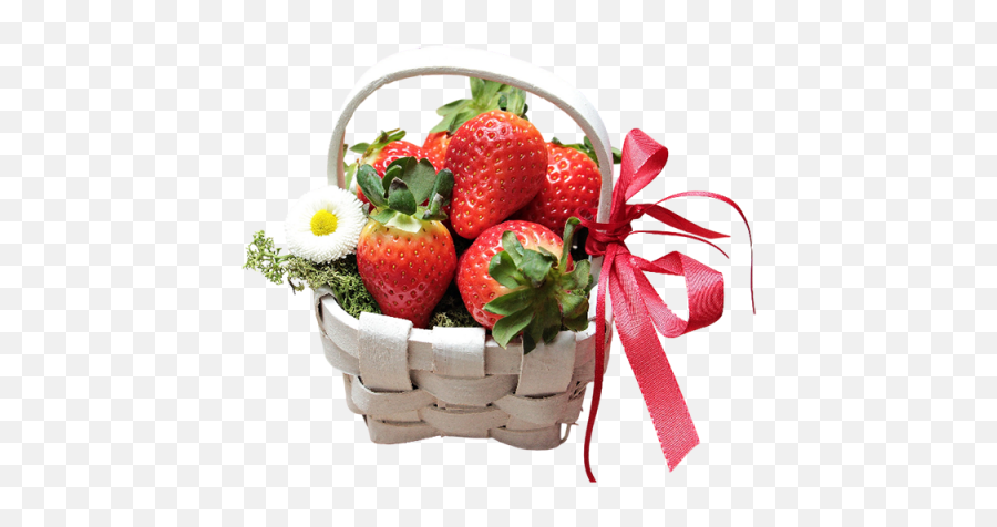 Strawberry Basket Png - Strawberry,Basket Png