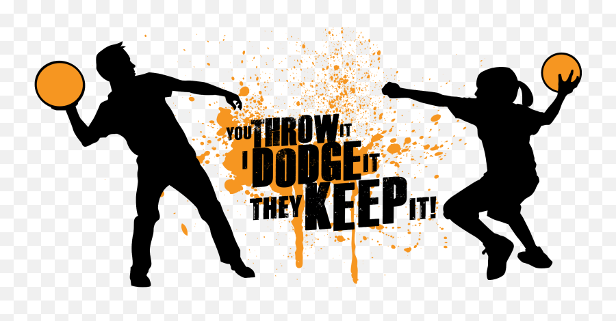 Free Dodgeball Tournament Cliparts - Dodgeball Silhouette Png,Dodge Ball Logos