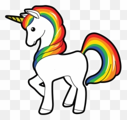 Clipart Unicorn Transparent Background - Png