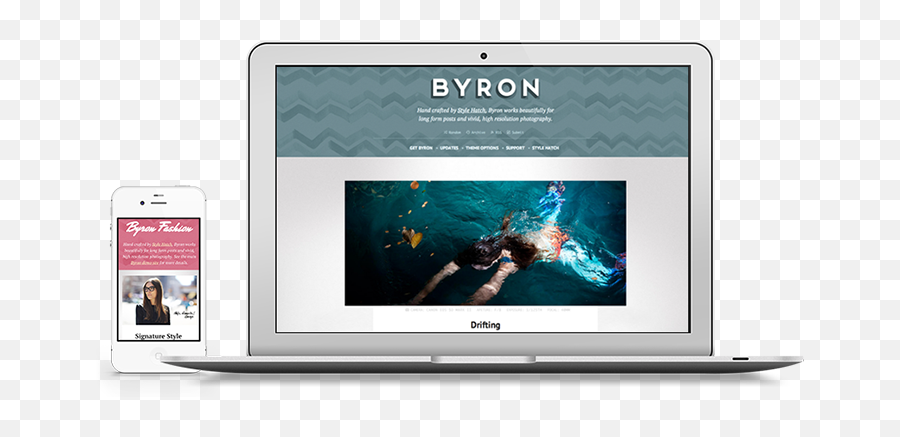 Introducing Byron For Long Form Writing And Theme - Technology Applications Png,Transparent Background Tumblr Theme