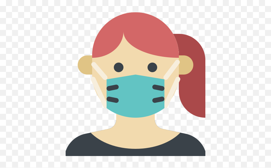 Mask Wearing Doctor Protection Flu - Face Mask Vector Icon Png,Mascara Icon Png