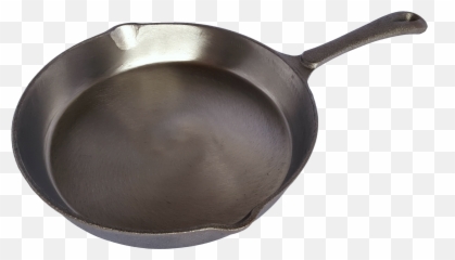 Polished Cast Iron Skillet - Frying Pan Transparent png